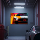 AMG Car light up sign, Car neon light sign, Car wall art lighted - UvCar06