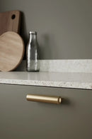 Brushed Bronze "Lucente" Tubular Drawer Pulls