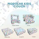 Convertible Kids Modular Couch-Glow Pattern