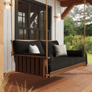 Keystone Amish Co. Twin The Weston Porch Swing Bed, Tractor Red Paint