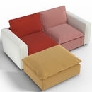 Ainfox L shaped Module Sofa 2 Seat And 1 Ottoman For Living Room,Vila,Apartment