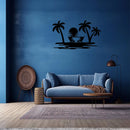 Beach View Metal Wall Art – Coastal Ocean Scenic Wall Decor