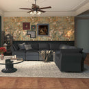 Ainfox 10 Seats +10 Sides Modular Sectional Sofa Flannel Sofa with Storage Seat