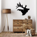 Bull Elk Metal Wall Art – Wildlife Rustic Cabin & Lodge Home Decor