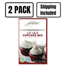 Gluten Free Red Velvet Cupcake Mix | Pack of 2 | 16 oz | Shipping Included | Heartland Gourmet | 2022