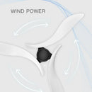54" DC Motor 6 Speed Black Ceiling Fan