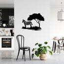 Zebra Tree - Metal Wall Art