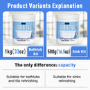 DWIL Water-Based Tub & Tile Refinishing Kit with Tools