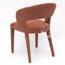 HADEEL Bright Mahogany Accent Chair