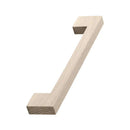Unlacquered Oak Wood "Urban" U-Shaped Drawer Pulls