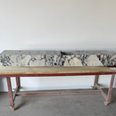 Handmade Calacatta Viola Marble Sink with Fluted Apron: Custom Made Bathroom Basin (NS-141)