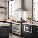 ZLINE 36" Bundled Stainless Dual Range, Range Hood, Microwave, 3KP-RARH36-MW