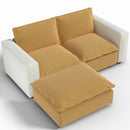 Ainfox L shaped Module Sofa 2 Seat And 1 Ottoman For Living Room,Vila,Apartment