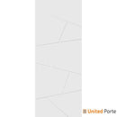 Planum 0990 Painted White Matte Barn Door Slab