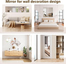 Set Of 4 12x12 Inch Acrylic Mirror Tiles For Wall Decor