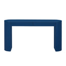 U_STYLE Sophisticated Console Table with Pine Veneer and Vertical Striped,Suitable for Entryway, Hallway, Living Room, Bedroom,Dining room