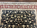 Black Pak Persian Rug 8x10, Floral Allover