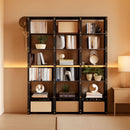 18 Cube Black Durable Bookcase With Storage Organizer