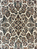 Karastan Rug 5.9 x 9, Ivory Sarouk