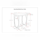 Selma - Handcrafted Metal And Wood Accent Table