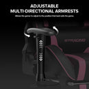 Ergonomic Gaming Chair With Bluetooth Speakers And Footrest