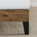 Queen Size Solid Wood Platform Bed Frame With Headboard