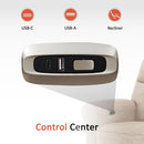 64.6 Inch Wall Hugging Auto Power Recline Loveseat
