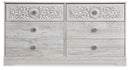 Paxberry - Six Drawer Dresser - Weatherworn - Whitewash