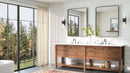 Matte Black Bathroom Vanity Mirror 24x32 Wall Mounted