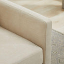 30.7"W Square Upholstered Swivel Accent Chair and Comfy Accent Single Sofa Chair, 360 Degree Club Chair, Lounge Armchair for Living Room Bedroom Apartment Nursery.Beige