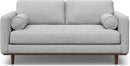 Morrison 72 Inch Mid Century Modern Sofa Set Mist Grey