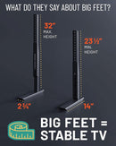 Universal Height Adjustable TV Stand For 49 To 77 Inch TVs