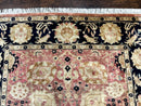 Indian Agra Rug 6x9, Allover Pattern, Traditional Wool Oriental Carpet
