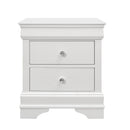 Shaker - 5 Pieces Bedroom Set With Crystal Inspired Tufted Headboard And LED Lighting