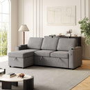 85.8" Sleeper Sofa, Sofa Bed - 2 in 1 Pull Out Sofa Bed with Storage Sofa, Sofa Sleeper with Pull Out Bed with Charging Port