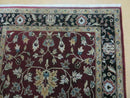 4' X 6' Handmade Finely Knotted Indian Agra Pattern Wool Rug Nice