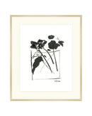 Ink Vase of Flowers