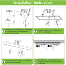 1X4 Ft Led Flat Panel Light Dimmable Selectable Color Temperature Ultra Slim Flush Mount Ceiling Lamp 4800 Lm 48W 2 Pack