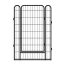12 Panels Heavy-Duty Metal Playpen with Door, 39.37' H Dog Fence Pet Exercise Pen for Outdoor, Indoor