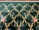 Karastan Garden of Eden Rug 8.8 x 11.8, Green Savonnerie 509/1733, Wool