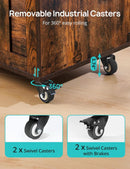 39 Inch Rustic Brown IndustrialGrade SolidStorage Chest