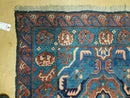 3'10" X 10' Antique Caucasian Seychor Rug Hand Made Wool Carpet Organic Dye Nice
