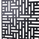 Outdoor & Indoor Privacy Screen Metal Privacy Screen 76' H×48' W, Freestanding Decorative Privacy Screen for Deck Balcony Patio