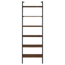 Owens 96-inch 6-shelf Wall Bookshelf Walnut