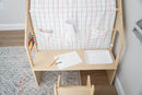 Wooden Montessori Style 5 In 1 Large Playhouse Windowpane