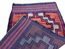3X5 Vintage Handmade Tribal Wool Rug Balouchi Rug Afghan Rug Red 2' 8" X 4' 8"