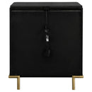 Arini 3-drawer Nightstand Black
