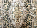 Aubusson Rug 8x10, Very Fine 225 KPSI, Floral, French European Design, Pakistani Carpet
