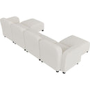 116x58" Velvet Modular Sectional Sofa,U Shaped Reversible Couch Set,Free Combination,6 Seat Sleeper Cloud Sofa Bed with Ottoman,Convertible Oversized Indoor Furniture Pieces for Living Room,Beige