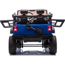 24V Two-Seater Kids Ride On Truck Car W/Parents Control,200wx2,Seat width 20.28in,Four-wheel Suspension,LED Lights,Music,MP3,Bluetooth,Two independent seat belts,Suitable for off-road For Kids Aged 3+